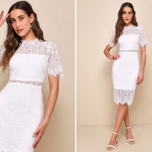 LULU's Bridal Chic Modern Sexy Minimalist Engagement Wedding Shower Mini…